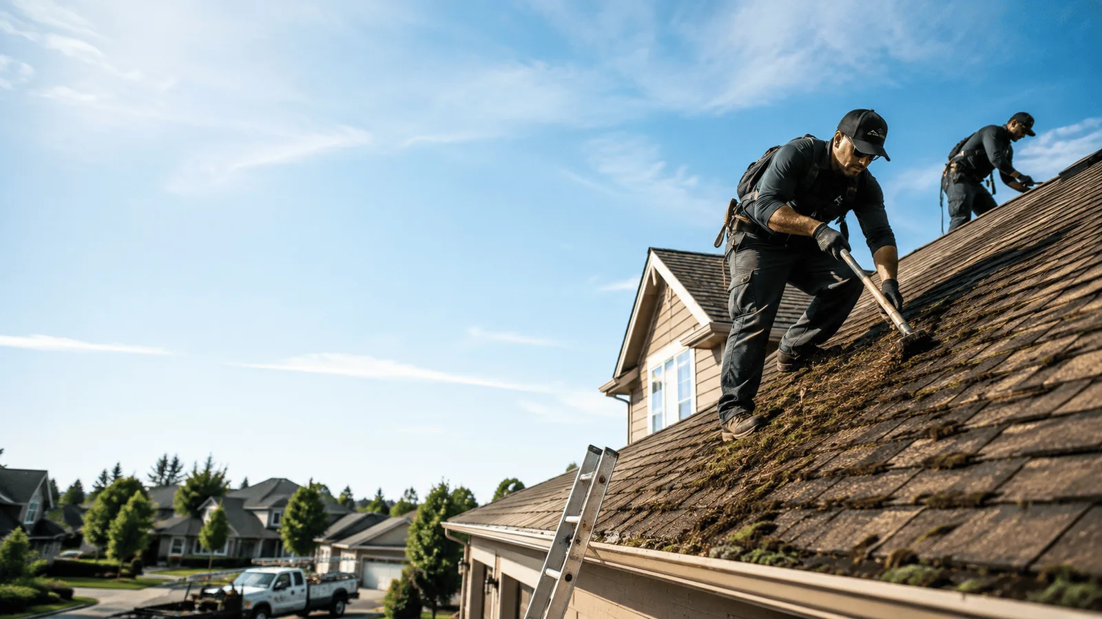 Roof Moss Removal in Gladstone, IL near me